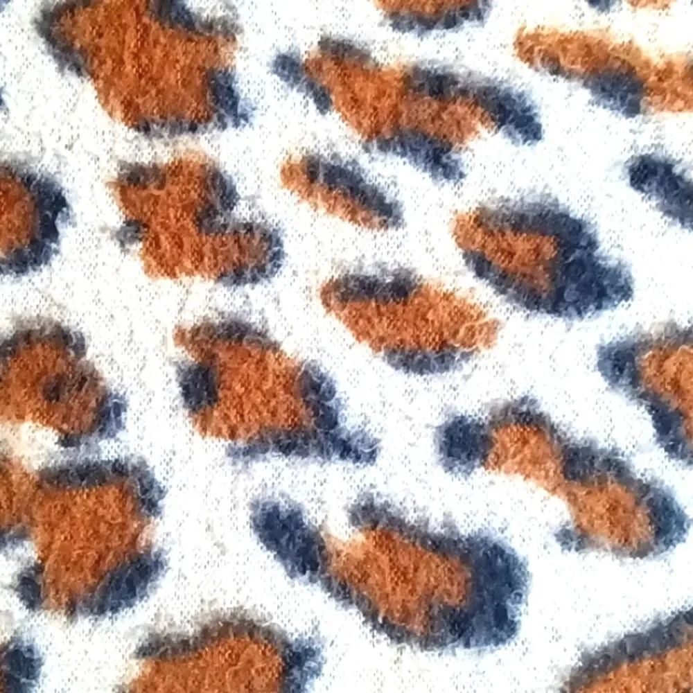 Leopard Print Flannel Throw Blanket